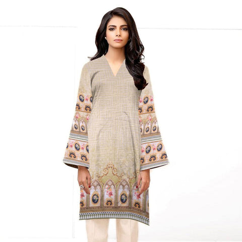 FERMANAGH DIGITAL PRINTED UNSTITCHED KHADDAR KURTI