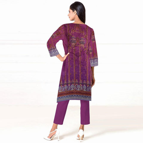 PERTHSHIRE DIGITAL PRINTED UNSTITCHED KHADDAR KURTI