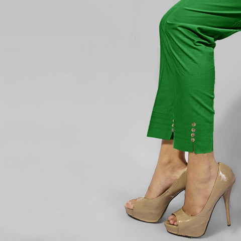 BARGOU SOLID CIGARETTE TROUSERS