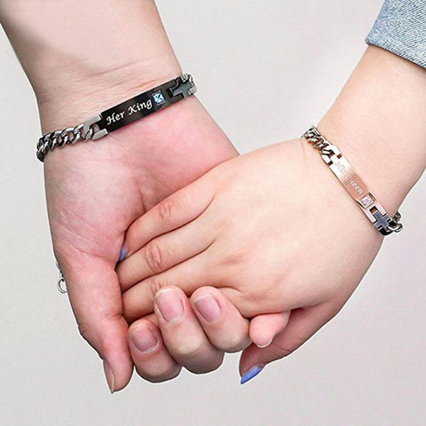 LOVER'S GIFT. HIS QUEEN OR HER KING BRACELET