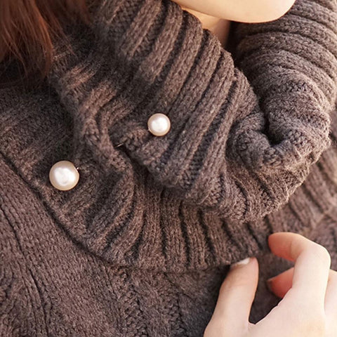 WILD PEARL BROOCH SCARF PIN