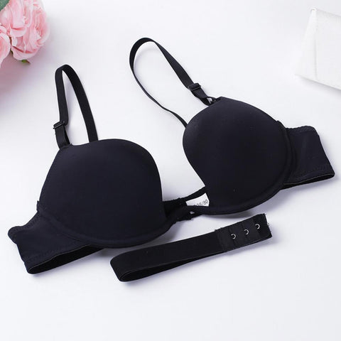 DEEP U-ULTRA LOW BREAST EXPOSED OPEN-BACK SEXY BRA