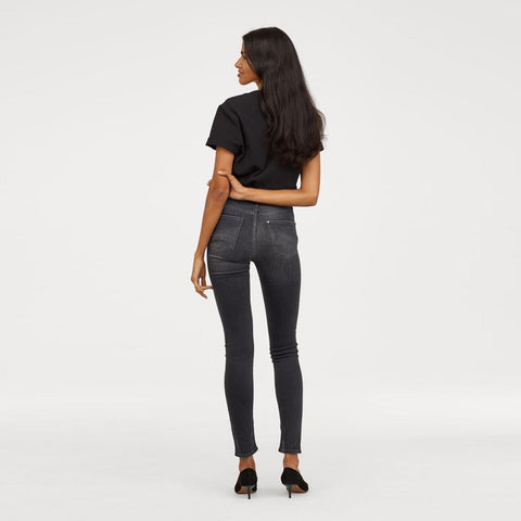 HM SKINNY GREY WASH DENIM