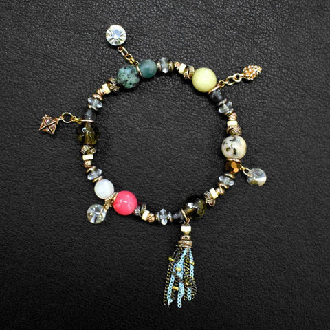 BEILIU STONES STRETCHY BRACELET