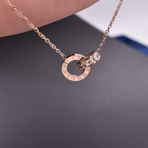 CLAVICLE CHAIN TITANIUM STEEL NECKLACE