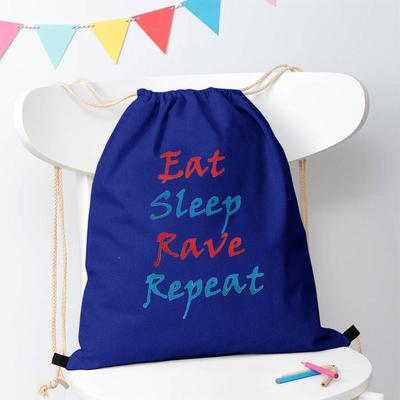 POLO REPUBLICA EAT SLEEP BANDUNG DRAWSTRING BAG