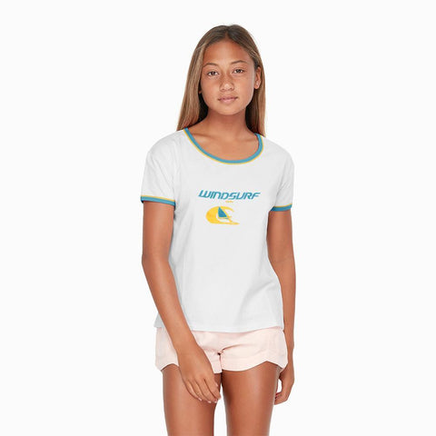 GAS STATION WIND SURF TEAM CREW NECK TEE SHIRT