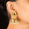WHITE PEARLS GOLDEN COLOR HYDERABADI JHUMKA