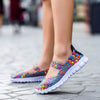 WOMEN'S ELASTIC BAND HAND WOVEN FLAT SOLE SHOES
