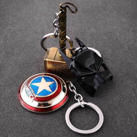 CAPTAIN AMERICA STAINLESS STEEL KEY CHAIN