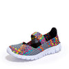 WOMEN'S ELASTIC BAND HAND WOVEN FLAT SOLE SHOES