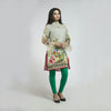 NIMSAY DIGITAL PRINTED ARTEYOM FLORAL DESIGN UNSTITCHED LINEN KURTI