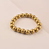 WOMEN'S EBERBACH PLASTIC PEARLS STRETCHY BRACELET