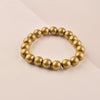 WOMEN'S EBERBACH PLASTIC PEARLS STRETCHY BRACELET