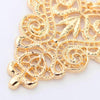 NEW BOHEMIA VINTAGE HOLLOW LEAVES EXAGGERATED EARRINGS