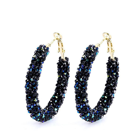 CUBIC ZIRCONIA CRYSTAL DROP EARRINGS