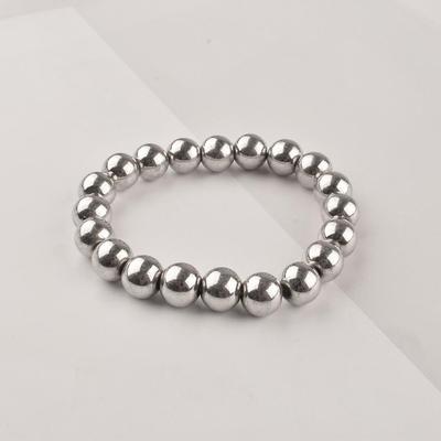 WOMEN'S EBERBACH PLASTIC PEARLS STRETCHY BRACELET