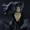 NEW BOHEMIA VINTAGE HOLLOW LEAVES EXAGGERATED EARRINGS