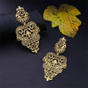 NEW BOHEMIA VINTAGE HOLLOW LEAVES EXAGGERATED EARRINGS