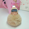 CUTE FLUFFY SLEEPING BABY CHARMING KEY CHAIN
