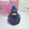 CUTE FLUFFY SLEEPING BABY CHARMING KEY CHAIN