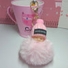 CUTE FLUFFY SLEEPING BABY CHARMING KEY CHAIN